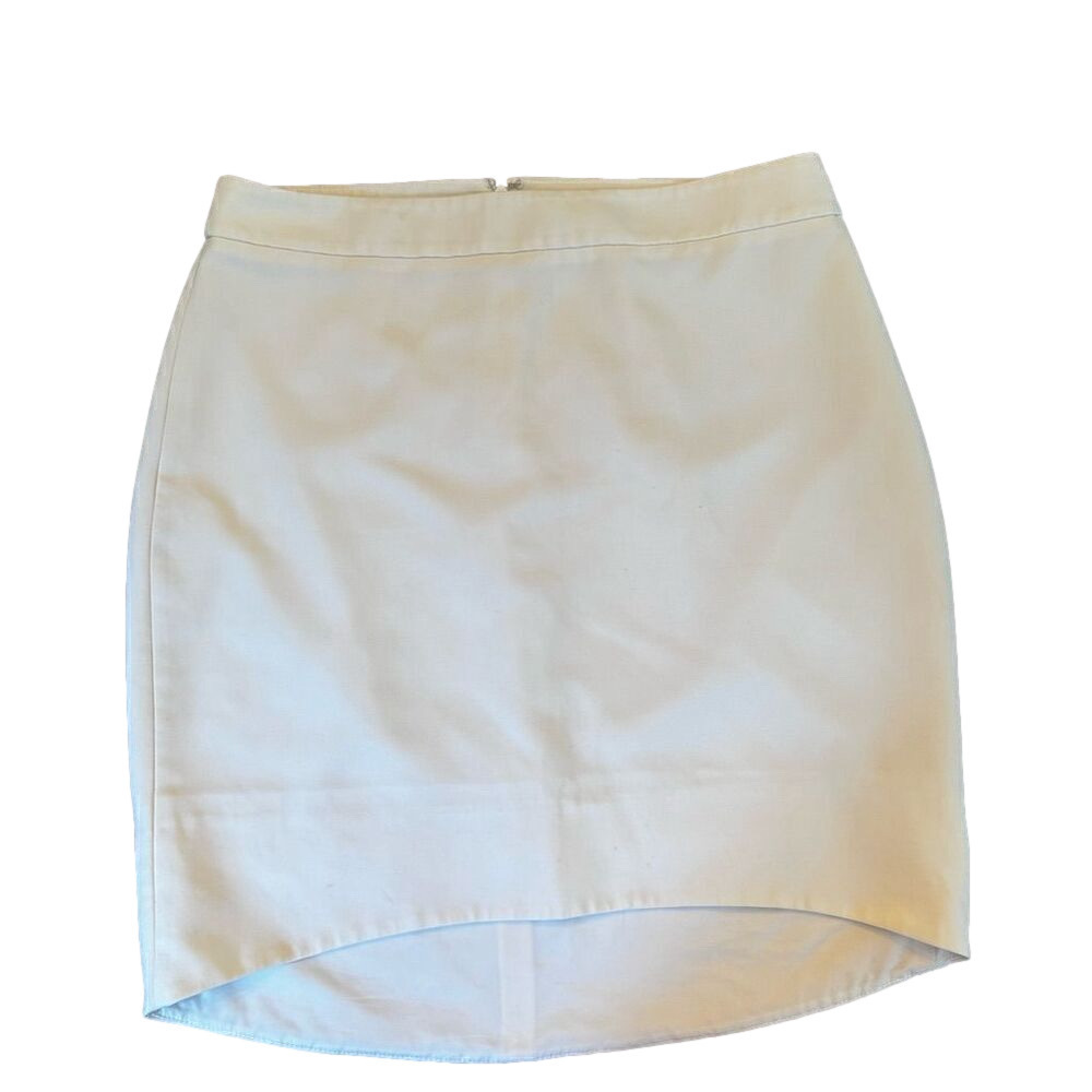 Express Women's White Mini Skirt Size 12 Casual Short Lined‎